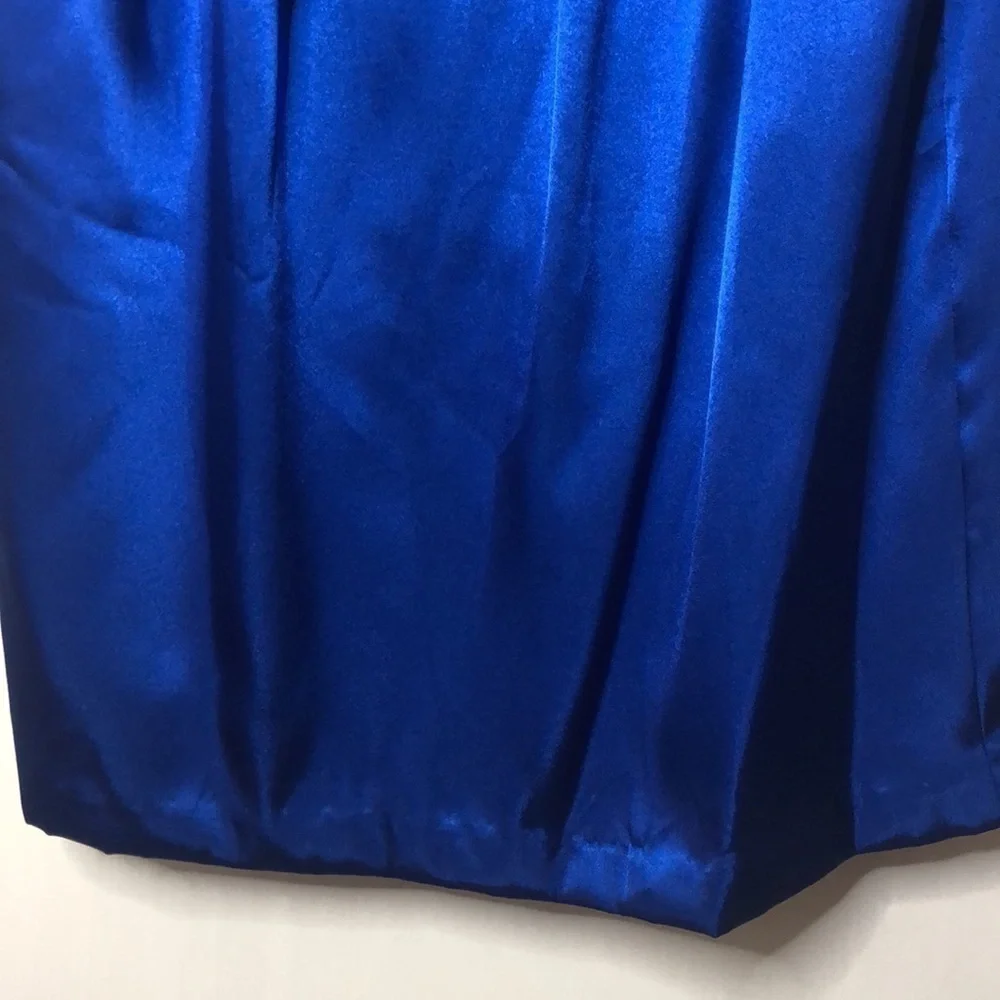 Nwt David’s Bridal Women’s blue Strapless dress size 8